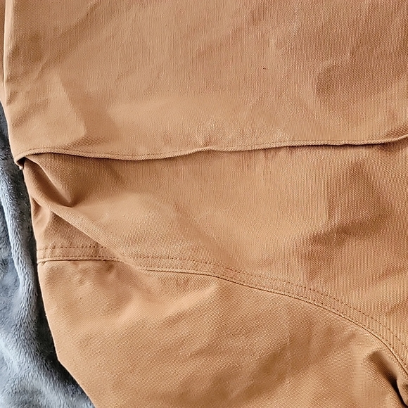 Dickies | tan distressed / blanket lined work jacket | MENS XXL - Picture 8 of 9